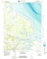 Download a high-resolution, GPS-compatible USGS topo map for Kinsale, VA (1983 edition)