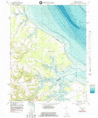 Download a high-resolution, GPS-compatible USGS topo map for Kinsale, VA (1985 edition)