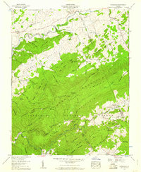 Download a high-resolution, GPS-compatible USGS topo map for Konnarock, VA (1960 edition)