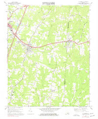 Download a high-resolution, GPS-compatible USGS topo map for La Crosse, VA (1977 edition)