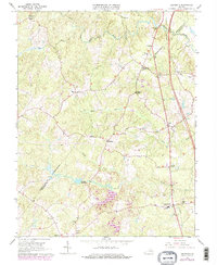 Download a high-resolution, GPS-compatible USGS topo map for Ladysmith, VA (1979 edition)