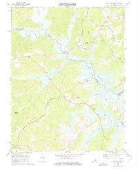 Download a high-resolution, GPS-compatible USGS topo map for Lake Anna West, VA (1975 edition)