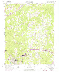 Download a high-resolution, GPS-compatible USGS topo map for Lawrenceville, VA (1974 edition)