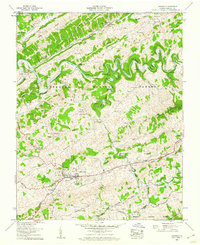 Download a high-resolution, GPS-compatible USGS topo map for Lebanon, VA (1960 edition)