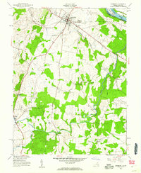 Download a high-resolution, GPS-compatible USGS topo map for Leesburg, VA (1960 edition)