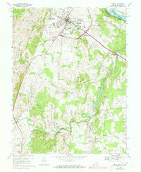 Download a high-resolution, GPS-compatible USGS topo map for Leesburg, VA (1973 edition)