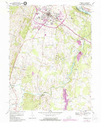 Download a high-resolution, GPS-compatible USGS topo map for Leesburg, VA (1988 edition)