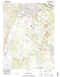 Download a high-resolution, GPS-compatible USGS topo map for Leesburg, VA (1998 edition)