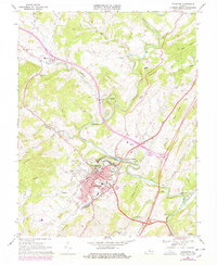 Download a high-resolution, GPS-compatible USGS topo map for Lexington, VA (1978 edition)