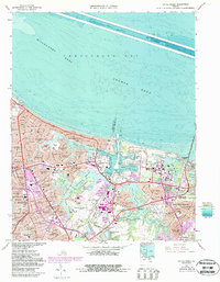 Download a high-resolution, GPS-compatible USGS topo map for Little Creek, VA (1987 edition)