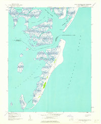 Download a high-resolution, GPS-compatible USGS topo map for Little Machipongo Inlet, VA (1962 edition)
