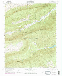 Download a high-resolution, GPS-compatible USGS topo map for Long Spur, VA (1978 edition)