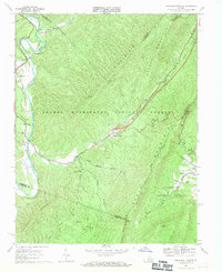 Download a high-resolution, GPS-compatible USGS topo map for Longdale Furnace, VA (1971 edition)