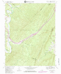 Download a high-resolution, GPS-compatible USGS topo map for Longdale Furnace, VA (1984 edition)