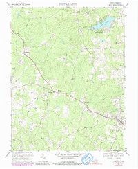 Download a high-resolution, GPS-compatible USGS topo map for Louisa, VA (1991 edition)