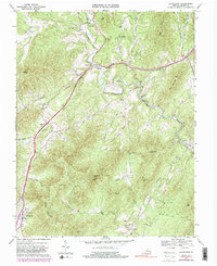 Download a high-resolution, GPS-compatible USGS topo map for Lovingston, VA (1991 edition)