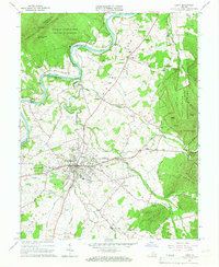 preview thumbnail of historical topo map of Luray, VA in 1965