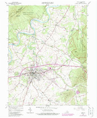 Download a high-resolution, GPS-compatible USGS topo map for Luray, VA (1987 edition)