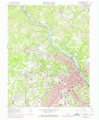 Download a high-resolution, GPS-compatible USGS topo map for Lynchburg, VA (1978 edition)