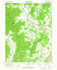 Download a high-resolution, GPS-compatible USGS topo map for Madison, VA (1966 edition)