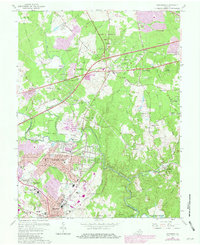 preview thumbnail of historical topo map of Fairfax County, VA in 1966