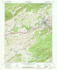 Download a high-resolution, GPS-compatible USGS topo map for Marion, VA (1971 edition)
