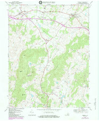 Download a high-resolution, GPS-compatible USGS topo map for Marshall, VA (1984 edition)
