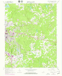 preview thumbnail of historical topo map of Henry County, VA in 1964