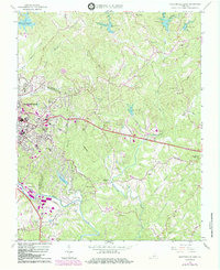 Download a high-resolution, GPS-compatible USGS topo map for Martinsville East, VA (1984 edition)