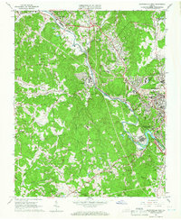 Download a high-resolution, GPS-compatible USGS topo map for Martinsville West, VA (1966 edition)
