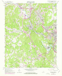 Download a high-resolution, GPS-compatible USGS topo map for Martinsville West, VA (1978 edition)