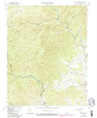 preview thumbnail of historical topo map of Nelson County, VA in 1965