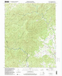 preview thumbnail of historical topo map of Nelson County, VA in 1999