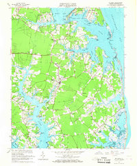 Download a high-resolution, GPS-compatible USGS topo map for Mathews, VA (1967 edition)