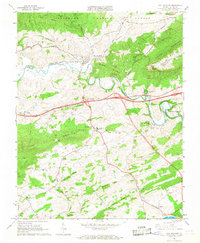 Download a high-resolution, GPS-compatible USGS topo map for Max Meadows, VA (1968 edition)