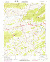 Download a high-resolution, GPS-compatible USGS topo map for Max Meadows, VA (1979 edition)