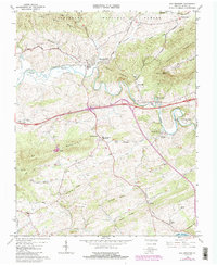 Download a high-resolution, GPS-compatible USGS topo map for Max Meadows, VA (1986 edition)