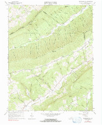 Download a high-resolution, GPS-compatible USGS topo map for Mc Donalds Mill, VA (1991 edition)