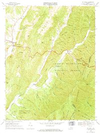 Download a high-resolution, GPS-compatible USGS topo map for Mc Dowell, VA (1971 edition)