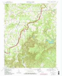 Download a high-resolution, GPS-compatible USGS topo map for Meadows of Dan, VA (1985 edition)