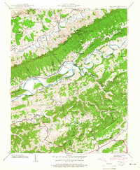 Download a high-resolution, GPS-compatible USGS topo map for Mendota, VA (1967 edition)