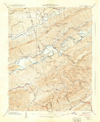 Download a high-resolution, GPS-compatible USGS topo map for Mendota, VA (1939 edition)