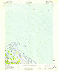 1955 Map of Messick, 1958 Print
