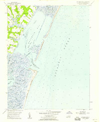 Download a high-resolution, GPS-compatible USGS topo map for Metomkin Inlet, VA (1958 edition)