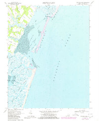 Download a high-resolution, GPS-compatible USGS topo map for Metomkin Inlet, VA (1980 edition)