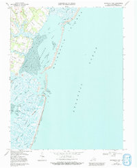 Download a high-resolution, GPS-compatible USGS topo map for Metompkin Inlet, VA (1992 edition)