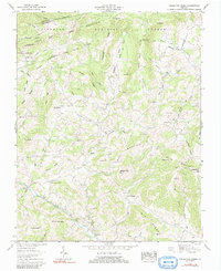 Download a high-resolution, GPS-compatible USGS topo map for Middle Fox Creek, VA (1991 edition)
