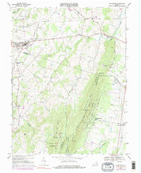Download a high-resolution, GPS-compatible USGS topo map for Middleburg, VA (1985 edition)