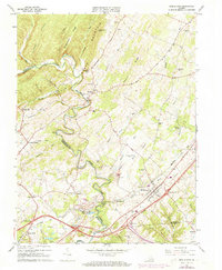 Download a high-resolution, GPS-compatible USGS topo map for Middletown, VA (1973 edition)