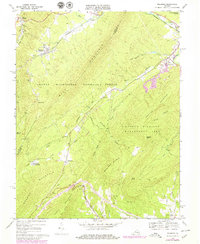 Download a high-resolution, GPS-compatible USGS topo map for Millboro, VA (1979 edition)